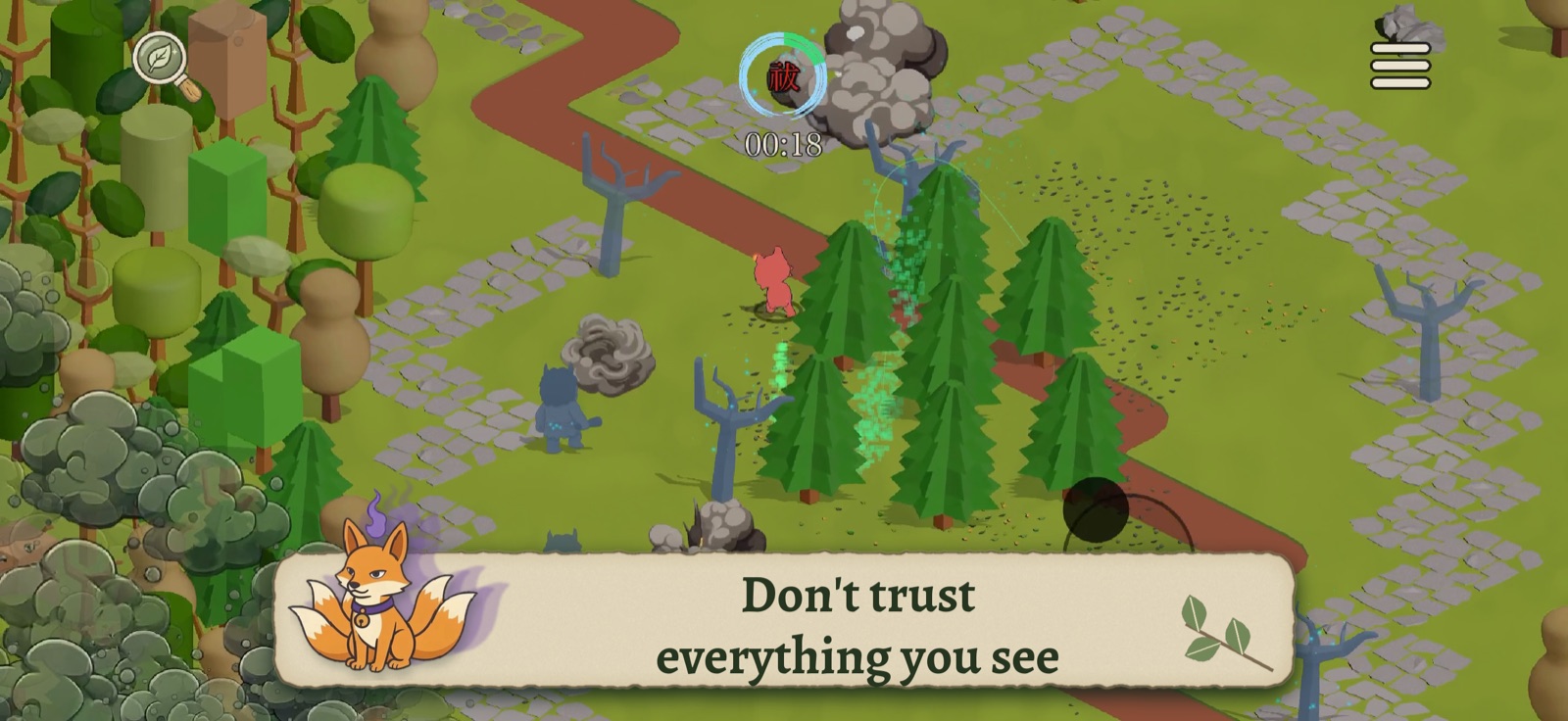A Kitsune and its illusions